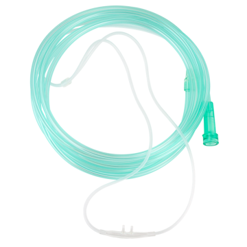 Nasal Oxygen Cannula Super Soft-Touch Cushion Tip w/ 7' (2.1, Neonatal/Standard Connector