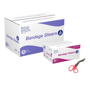 Bandage Shears, 5.5" Magenta / Pink, 4/50/cs
