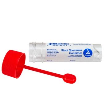 Stool Specimen Container - Sterile (individually wrapped), 100/cs
