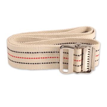 Gait Belt - Metal buckle, 60" x 2", Natural Color, 1/bag,36 bags/case