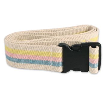 Gait Belt - Plastic buckle, 60" x 2", Multi-Color, 1/bag,36 bags/case