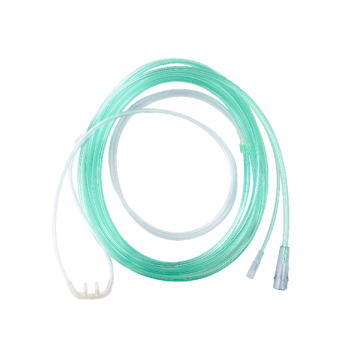 EtCO2 Nasal Sampling Cannula w/ 14' (4.2 m) Tubing w/ Female, Pediatric/Standard 02 Tubing C