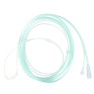EtCO2 Nasal Sampling Cannula w/ 7' (2.1 m) Tubing w/ Male Lu, Infant/Standard 02 Tubing Conn