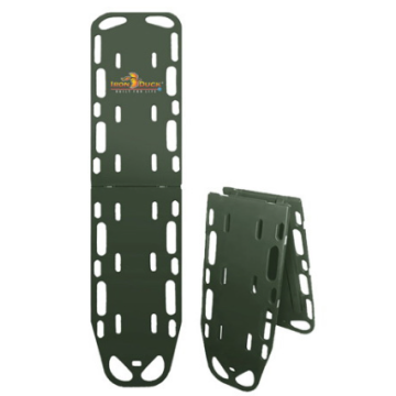 Ultra Spac-Sav- Folding Backboard-Removable Pins in OD Green