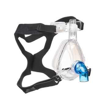 BiTrac Select NIV Full Face Mask Extra Large with Interchangeable Standard (SE) Elbow 22mm Female, OmniClip with Silicone Forehead Pad and Head Strap - PD