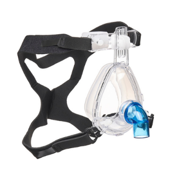 BiTrac Select NIV Full Face Mask Medium with Interchangeable Standard (SE) Elbow 22mm Female, OmniClip with Silicone Forehead Pad and Head Strap - PD