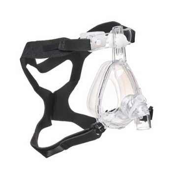 BiTrac Select NIV Full Face Mask with Interchangeable Anti-Asphyxia (EE) Neb Elbow 22mm Female, OmniClip with Silicone Forehead Pad and Head Strap - PD