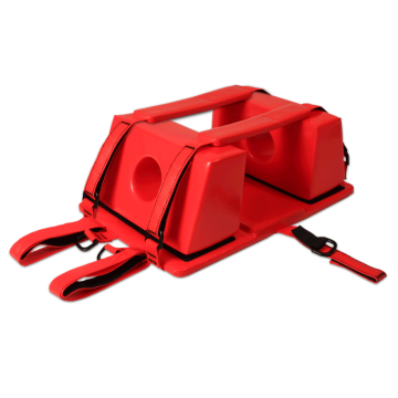 Deluxe Head Immobilizer, Orange, 5/cs