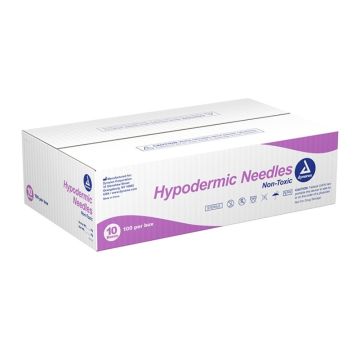 Hypodermic Needle - Non-Safety, 20G, 3/4" Needle, 10/100/cs