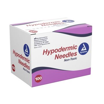 Hypodermic Needle - Non-Safety, 23G, 3/4" Needle, 10/100/cs