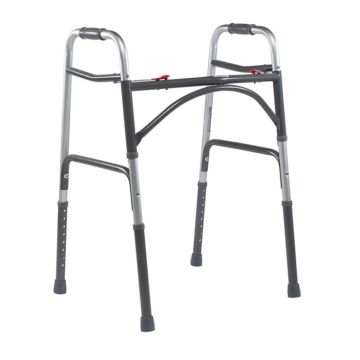 Bariatric Dual Release Folding Walker, 1pc/bag