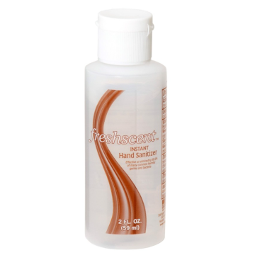 2 oz. Hand Sanitizer, 70% Ethyl Alcohol, Clear Bottle