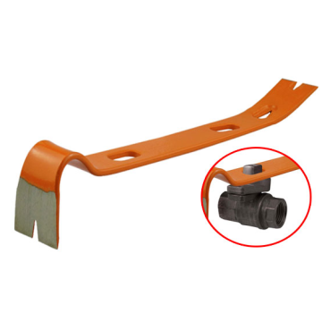 Pry Bar with Emergency Gas Valve Shut Off Tool