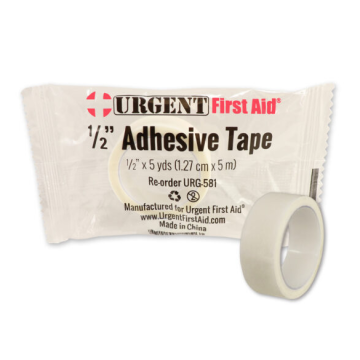 First Aid Adhesive Tape Roll, 1/2" x 5 yds