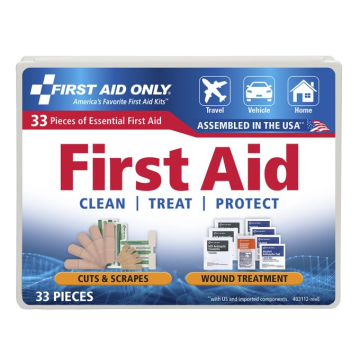 All Purpose First Aid Kit, 34 Pieces