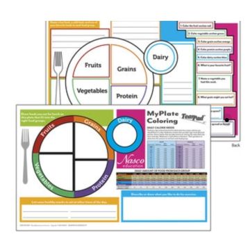 TEAR PAD MYPLATE COLORING