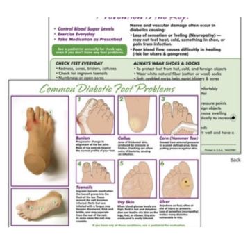 DIABETIC FOOT TEAR PAD
