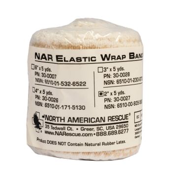 BANDAGE, ELASTIC WRAP - 2" x 5yd
