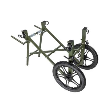 LITTER CARRIER, WHEELED MANUAL PATIENT TRANSFER DEVICE