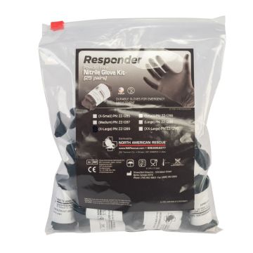 KIT, GLOVE RESPONDER BLACK MULTI PACK - XLARGE (Pk of 25)
