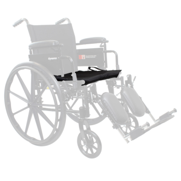DynaRide 22in Reclining Wheelchair Seat Upholstery, Black, 1