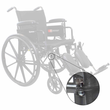 DynaRide S3 S4 S7 Wheelchair Rigging Pin, Silver, 1