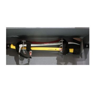 Axe/bar carry straps with shoulder strap