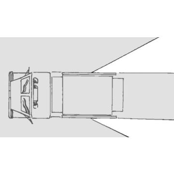 Parking light with stainless steel housing and LED bulb