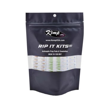 Kemp USA Rip It Kits®, Antiseptic Prep Pads & Towelettes