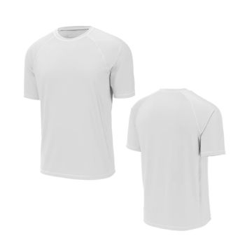 Kemp USA Rashguard Short Sleeve White Large Blank