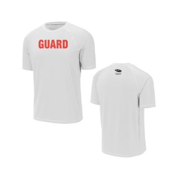 Kemp USA Rashguard Short Sleeve White Medium with GUARD Logo