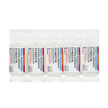 Practi-Salbutamol 2.5 mg/2.5 mL Clear Nebule. Distilled Water...