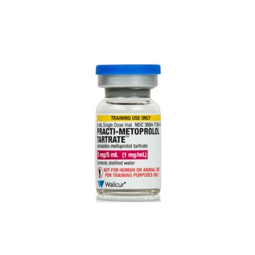 Practi-Metoprolol Tartrate. (5 mg/5 mL Vial). Distilled Water. Qty: 40. 
