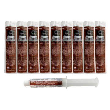 CALCIUM CHLORIDE 10% 100 PER ML  10 each 10 ML Prefilled Syringe per Box  