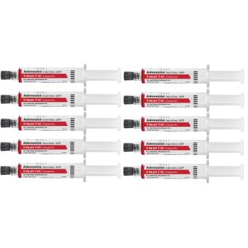 Adenosine Injection 6mg/2ml USP Simplist 2 mL Prefilled Syringe 10 per Pack