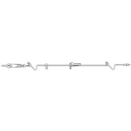Baxter Continu-flo® solution set with 2 Clearlink luer activated valves ...
