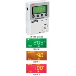 RKI Instruments OX-600 oxygen monitor, 0-25%, battery operated (2 AA ...