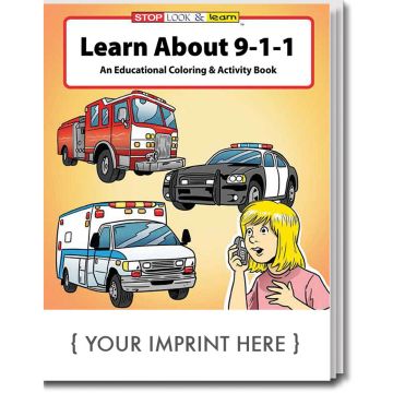 Learn About 9-1-1 Coloring Book