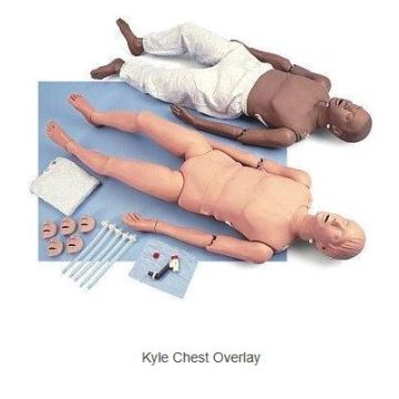 Simulaids Chest Overlay Kyle CPR Manikin