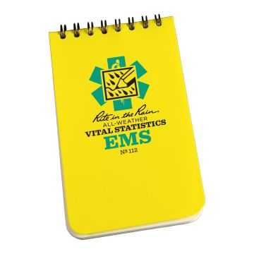 3 X 5 NOTEBOOK - EMS 12/ CASE