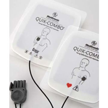 Physio-Control Adult Electrode Pads with QUIK-COMBO (Leads-In)