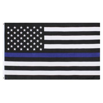 Thin Blue Line U.S. Flag 3' x 5'