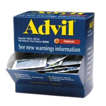 Advil® Tablets  50 Pkg/2