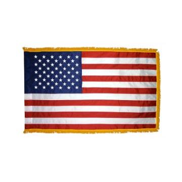 2-1/2X4 FT COLONIAL NYL-GLO US FLAG FRINGE