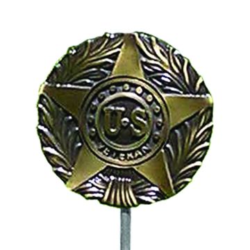 GRAVE MARKER PLASTIC GENERAL VETERAN