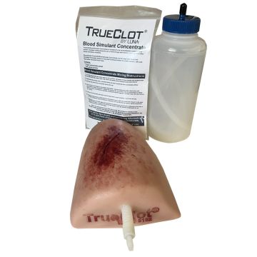 Laceration TrueClot Task Trainer, Dark Skin Tone (5152-D)