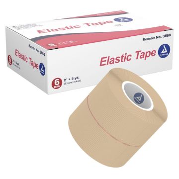 Elastic Tape 2" x 5 yds 12/6/Cs