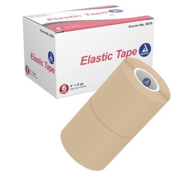 Elastic Tape 4" x 5 yds 6/6/Cs