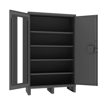 Access Control Cabinet, 14 Gauge, 4 Shelves, 60 x 24 x 78