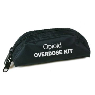 Half Moon Opioid OveRedose Pouch Black